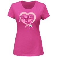 NFL Pittsburgh Steelers Women's 2013 BCA Tee, Pink