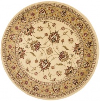 Safavieh Lyndhurst Collection LNH553-1213 Ivory and Beige Round Area Rug, 5-Feet 3-Inch