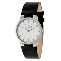 Skagen Leather Women's Quartz Watch 433LSLB1