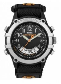 Timex Men's T49741 Expedition Analog-Digital Black Fast Wrap Velcro Strap Watch