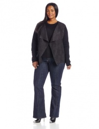 Calvin Klein Women's Plus-Size Perfrated Bomber Jacket