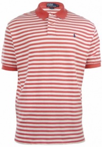 Polo Ralph Lauren Classic-Fit Striped Polo (Extra Large, Spring Red)