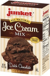 Junket Ice Cream Mix Chocolate, 4-Ounce (Pack of 12)