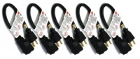 1-Foot Extension Power Cable, 5-Pack