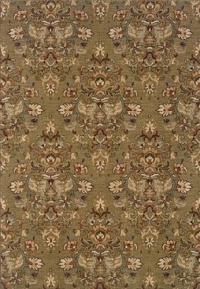 Sphinx Salerno Area Rug 2872I Green Flowers Leaves 7' 8 x 10' 10 Rectangle