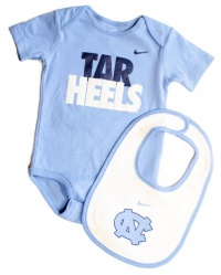 NCAA Licensed North Carolina Tar Heels 2 Piece Onesie Creeper Set (12 Months)