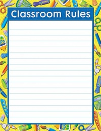 Teacher Created Resources Tools for School Classroom Rules Chart, Multi Color (7681)