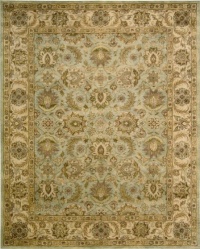 Nourison Rugs Jaipur Collection JA34 Seafoam Runner 2'4 x 8' Area Rug