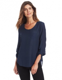 Calvin Klein Jeans Women's Long Sleeve U-Neck Top