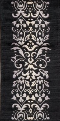 Area Rug 2x8 Runner Contemporary Black Color - Momeni New Wave Rug from RugPal - FREE Shipping