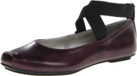 Jessica Simpson Leandra Flat (Toddler/Little Kid/Big Kid),Purple Burnished,4.5 M US Big Kid