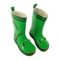 Kidorable Frog Rain Boot (Toddler/Little Kid), Green, 8 M US Toddler