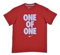 NIKE Boys' One of One Graphic Shirt-Red-Small