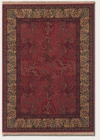 Couristan 7692/1728 Kashimar Tree of Life Area Rugs, 2-Feet 2-Inch by 4-Feet 9-Inch, Bordeaux