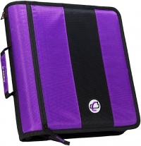 Case-it 2-Inch Ring Zipper Binder, Purple, D-251-PUR