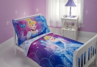 Disney Cinderella Magic Happens 4 Piece Toddler Bedding Set