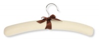 Honey-Can-Do HNGT01528 Canvas Padded Hangers Tan, 12-Pack