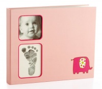 Pearhead Babybook, Pink Elephant