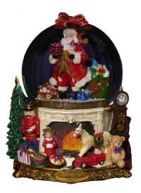 Christopher Radko 'Home for the Holidays' 100mm Regal Santa Snowglobe