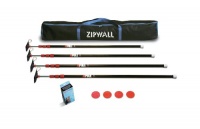 ZipWall ZipPole ZP4 Low Cost Spring Loaded Pole Kit with Carry Bag