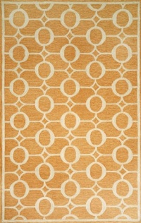 Liora Manne Spello Arabesque Rug, 42-Inch by 66-Inch, Orange