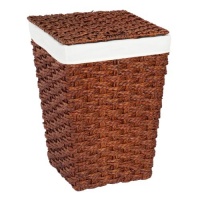 CreativeWare Chunky Weave 2-Hamper, Brown