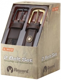 Reward Men's Two Belts In A Box