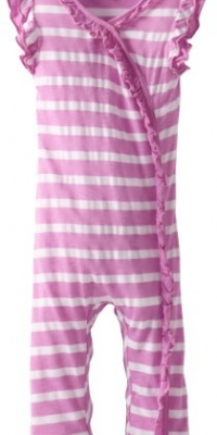 Splendid Littles Baby-Girls Newborn Mediterranean Stripe Romper, Grapesicle, 3-6 Months