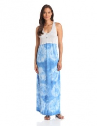 Two by Vince Camuto Women's Tie Dye Maxi Tank Dress, Marina, Small