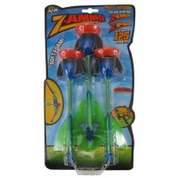 Zing 3 Suction Cup Arrows Replacement, Black and Green