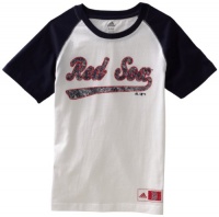 MLB Youth Boston Red Sox S/S Raglan Crew