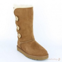 UGG Bailey Button Triplet Casual Boot for Kids