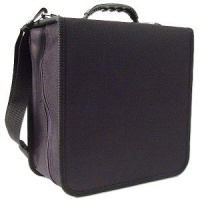 C&E CNE62351 288-Disc CD/DVD Vinyl Carrying Case (Black) - ENJ32288