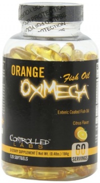 Controlled Labs Orange Oximega Fish Oil, Citrus Flavor, 120 SoftGels