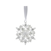 Reed & Barton Lunt Jeweled Snowflake Ornament, 3-Inch