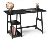 Convenience Concepts 90107 Trestle Desk, Black