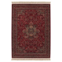 Couristan 0612/3337 Kashimar All Over Center Medallion Area Rugs, 9-Feet 10-Inchx14-Feet 1-Inch, Antique Red