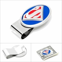 3D Pewter Superman Money Clip