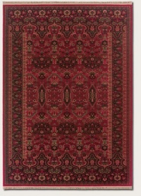 Couristan 7686/1893 Kashimar Kerman Vase Runners, 2-Feet 2-Inch by 9-Feet 3-Inch, Brick Red