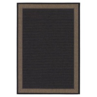 Couristan Recife 1681/2000 Wicker Rug, 7-Feet 6-Inch by 10-Feet 9-Inch, Stitch/Black/Cocoa