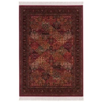 Couristan 8143/3203 Kashimar Imperial Baktiari Area Rugs, 9-Feet 10-Inchx14-Feet 1-Inch, Antique Red