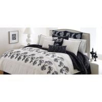 Steve Madden Camille Full/Queen Comforter & Shams Set White / Black