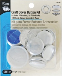 Dritz Craft Cover Button Kit, Size 45