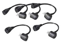 Ziotek ZT1212518 Power Strip Liberator Plus with Pass Through, 5-Pack