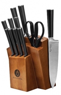 Ginsu 07132 12-Piece Chikara Signature Series Cutlery Block Knife Set