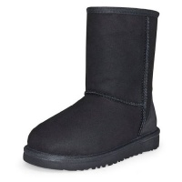 UGG Australia Children's Classic Big Kids Shearling Boots,Black,US 5 Child US