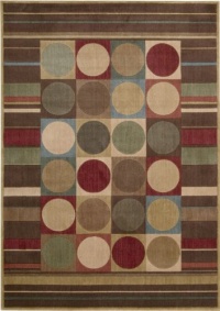 Area Rug 2x2 Rectangle Contemporary Multi Color Color - Nourison Somerset Collection