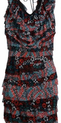 Nine West Women's Floral Tiered Dress