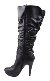 G by Guess Women's Dorbii Platform Knee-High Stiletto Boots in Black