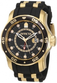 Invicta Men's 6991 Pro Diver Collection GMT Black Dial Black Polyurethane Watch